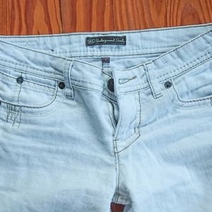 Underground Soul White Denim Shorts